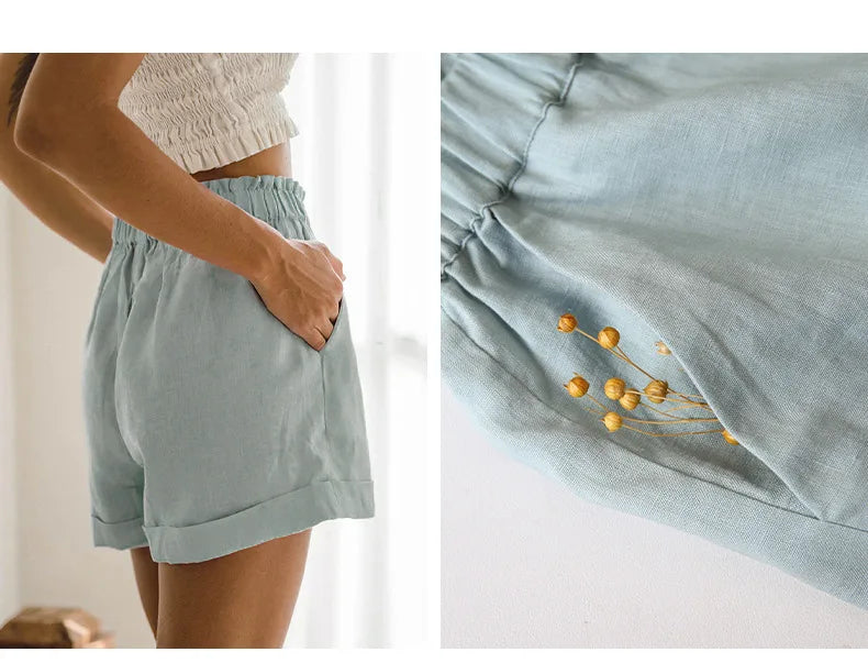 Versatile High-Waisted Stretch Shorts